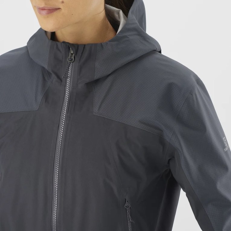 Chaquetas Shell Salomon Outline GTX Híbrido Mujer Negros | MX SWXQ845